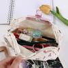 Small Flowers Pencil Cases Storage Bags Pen Bag Office Accessories Floral Pencil Bag  Makeup Bag