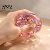 Stress Relieving Gadget Ocean Theme Relief Ball Soft Shapeable Ball Sensory Toy Pinchable Balls No Rebound Transparent Squeeze Toy for Anxiety