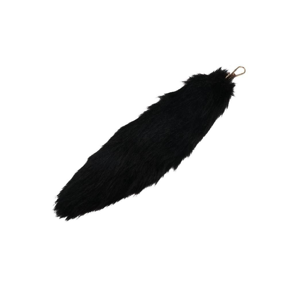 Ornament Fur Tails Pendant Long Hair Plush Tail Keyring Tail Hanging Keychain Purse Handbag