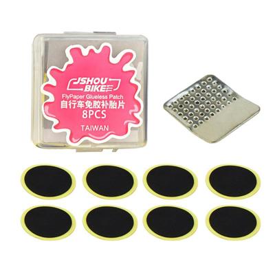 Fahrradschlauch Flickset Tragbares Kleberfreies Fahrradreifen Flickset Fahrradschlauch Reparaturset Fahrrad Flick Reparaturset Fahrradschlauch Flickset Bic