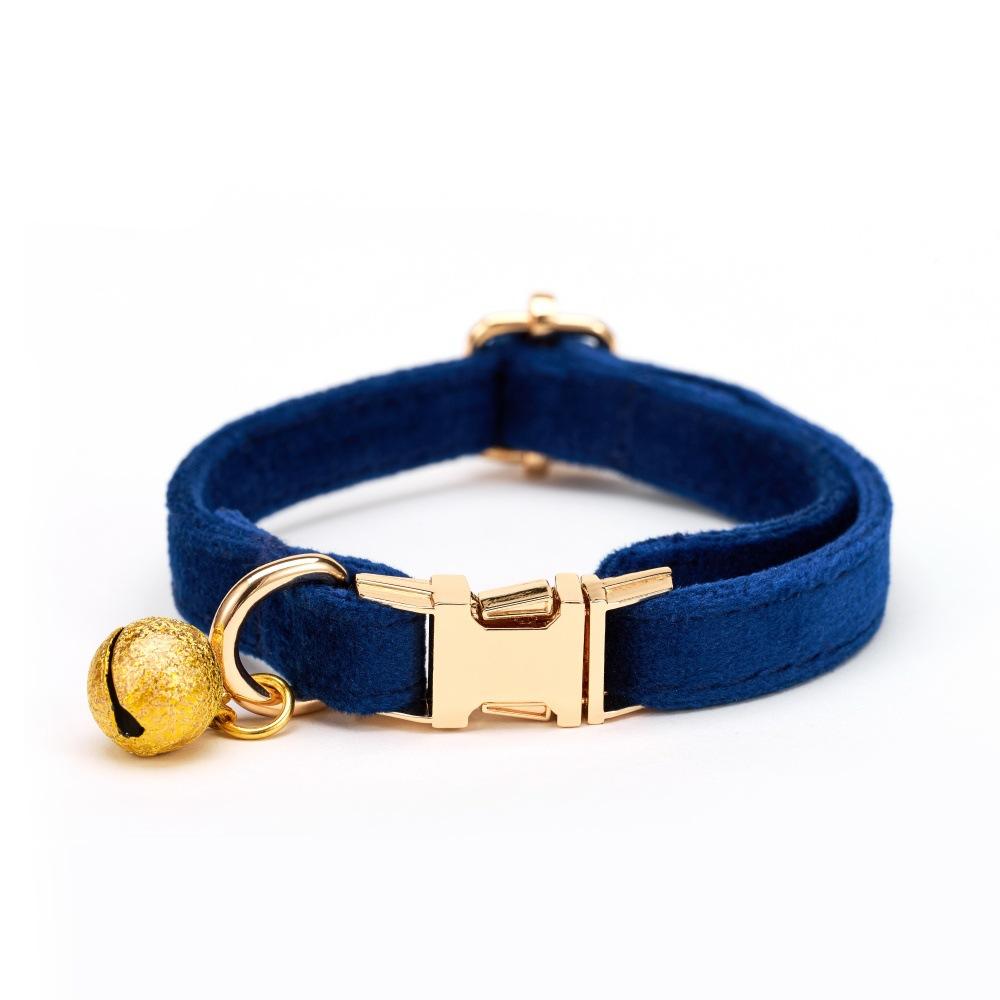 Personalized Plush INS Wind Velvet Cat Collar Velvet Cat Collar Luxury Cat Collar Cat Collar with Name Plate Bell Bow Tie New