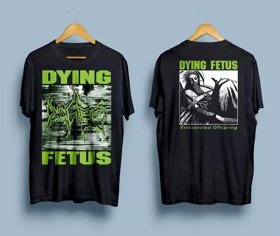 American Vintage Dying Fetus Death Metal Band Obsessed Vicious Men's T-Shirt Summer New Men's and Women's Streetwear