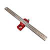 Woodworking Marking Tool Set with Magnetic Ruler Stop & Stainless Steel Ruler, 45 Degree & 90 Degree Marking Gauge Positioning (CX300-1)