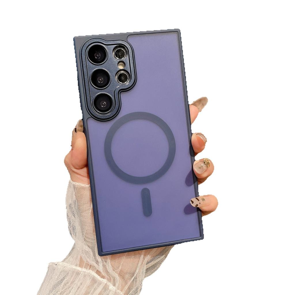 Magnetic Phone Case Suitable for Samsung S25 Ultra Protective Case Galaxy Matte Case Anti Slip New Style