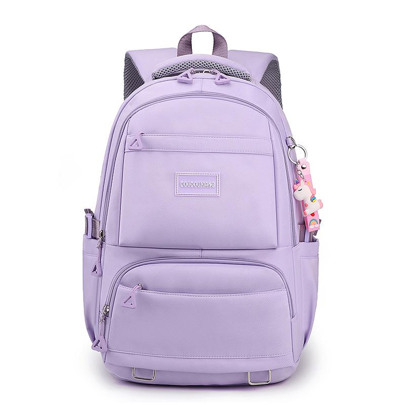 School bag women's large-capacity new middle and high school students backpack multi-compartment can be set trolley case travel backpack