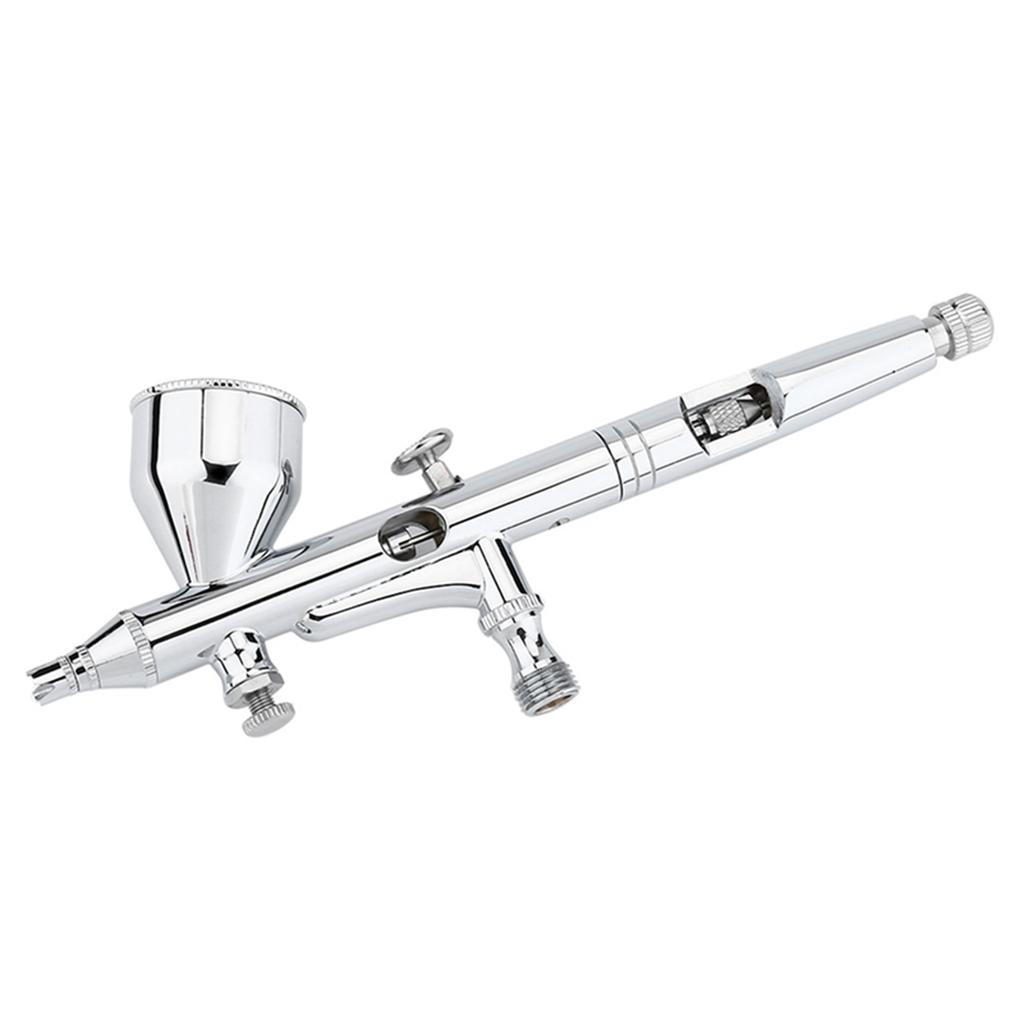 Dual Action Airbrush Kit 0.2mm 0.3mm 0.5mm Needle Art Spray Gun for Cake Nail Model