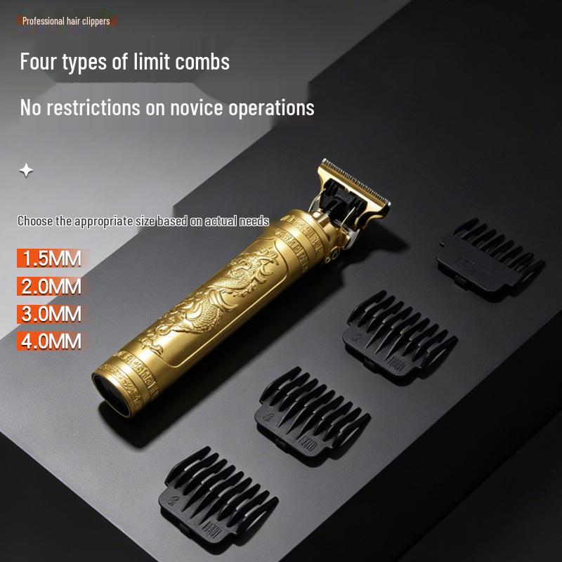 T9 Rechargeable Electric Hair Clipper & Trimmer for Bald Head, Oil Head, and Engraving.