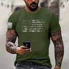 Men's Fashion Casual Short Sleeve Round Neck Independence Day Flag T-Shirt Top
