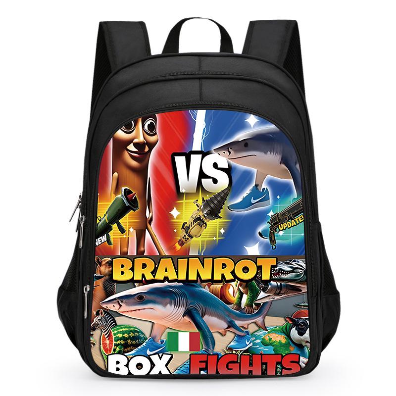 Drewniany Patyczak Plecak AI dla Chłopców, Klasy 1-3