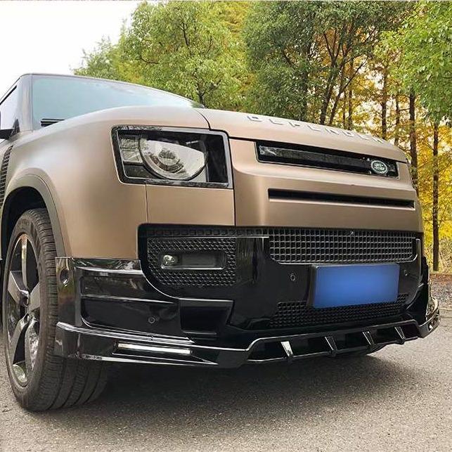 Land Rover Defender Rock Body Kit with Lights: Rear & Front Lips, Small Surround Modification