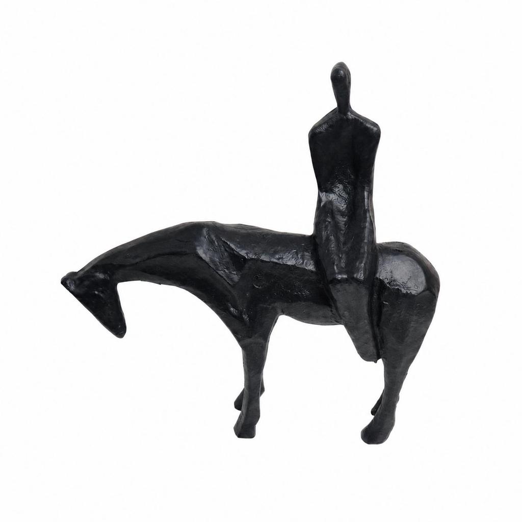 Abstract Human and Horse Sculpture Stylish for Entryway, Living Room