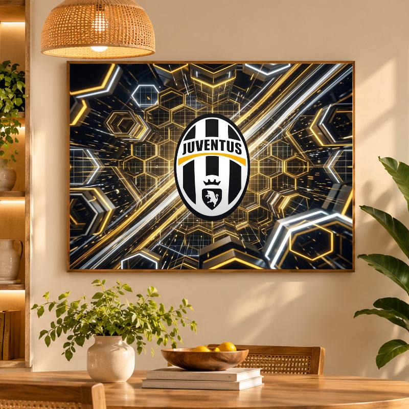 5D Diamond Painting Juventus FC DIY Full Drill Diamond Art Kit Home Decoration