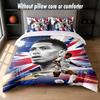 Set Biancheria da Letto Design Jude Bellingham 1 Copripiumino + 2 Federe Morbido Traspirante Biancheria da Letto per la Casa