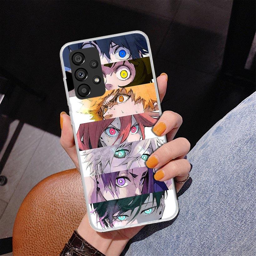Blue Lock Isagi Yoichi Phone Case For Samsung Galaxy A52 A32 A22 A12 A51 A31 A50S A30S A20S A10S Note 20 Ultra 10 Plus S10 A72 A