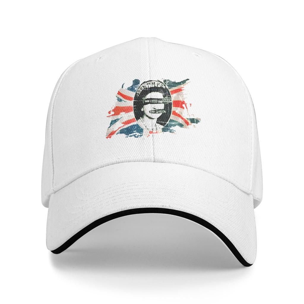 Sex Pistols Official Flag God Save The Queen Baseball Cap UnisexTeens Design Trucker Hat Classic Outdoor Gym Baseball Caps