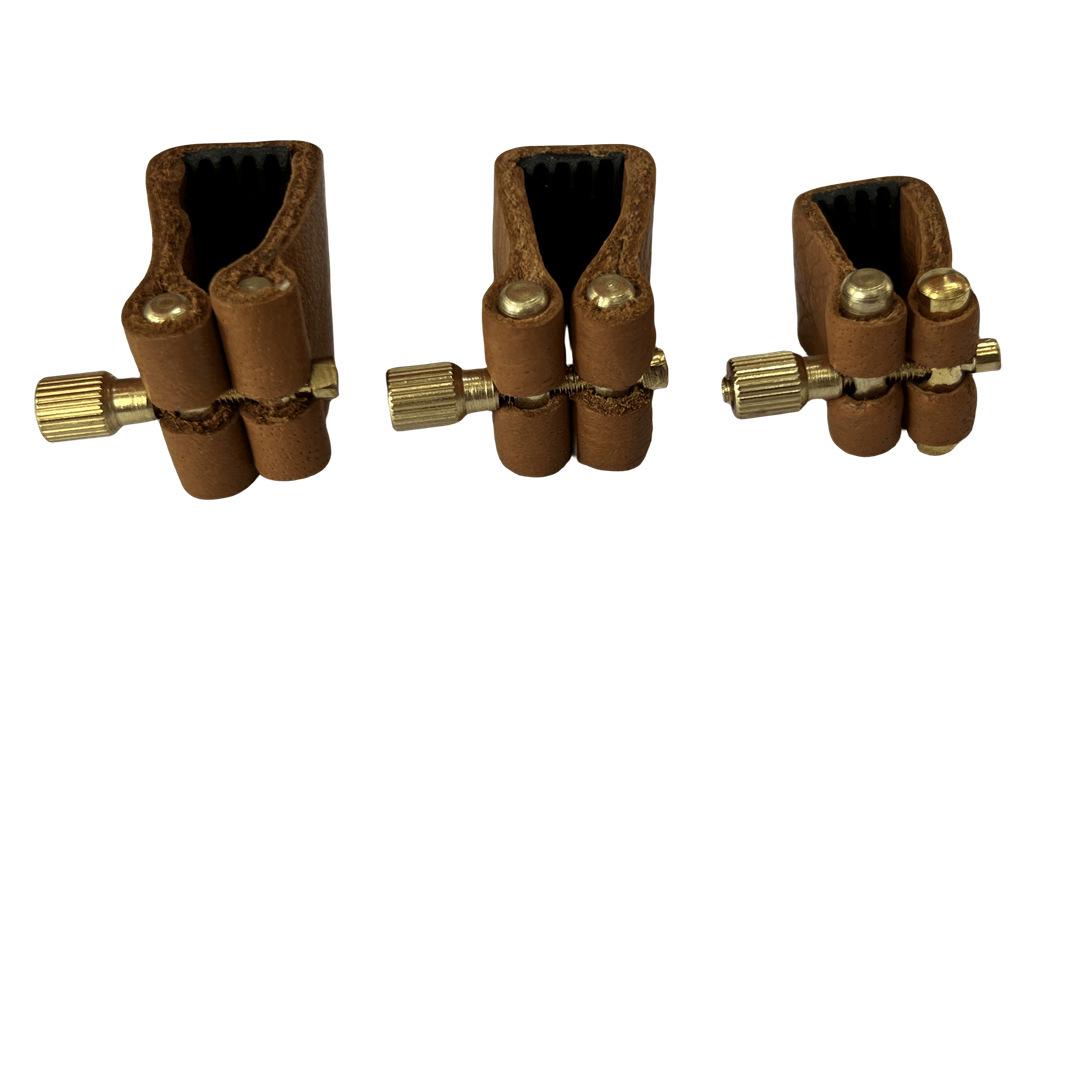 Tenor Saxophone Soft Reed Ligature for Bakelite Mouthpiece Soprano темно-коричневого