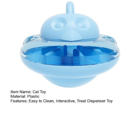Interactive Wobbling Cat Toy Adjustable Cat Treat Dispenser Toy Chicken Shape Cat Feeder Puzzle Toy for Cats Mental Stimulation Entertainment