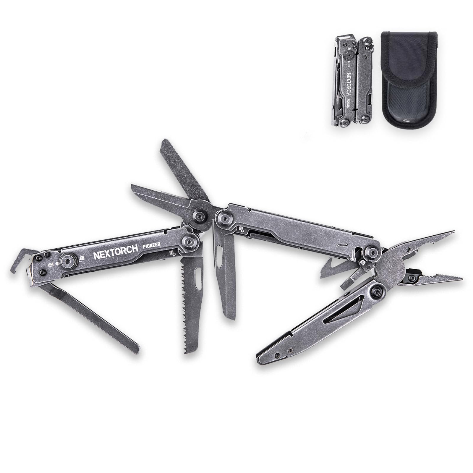 

NEXTORCH Tool 14 Function Double Multiplier [Pioneer MT20] Blackening Stone Wash