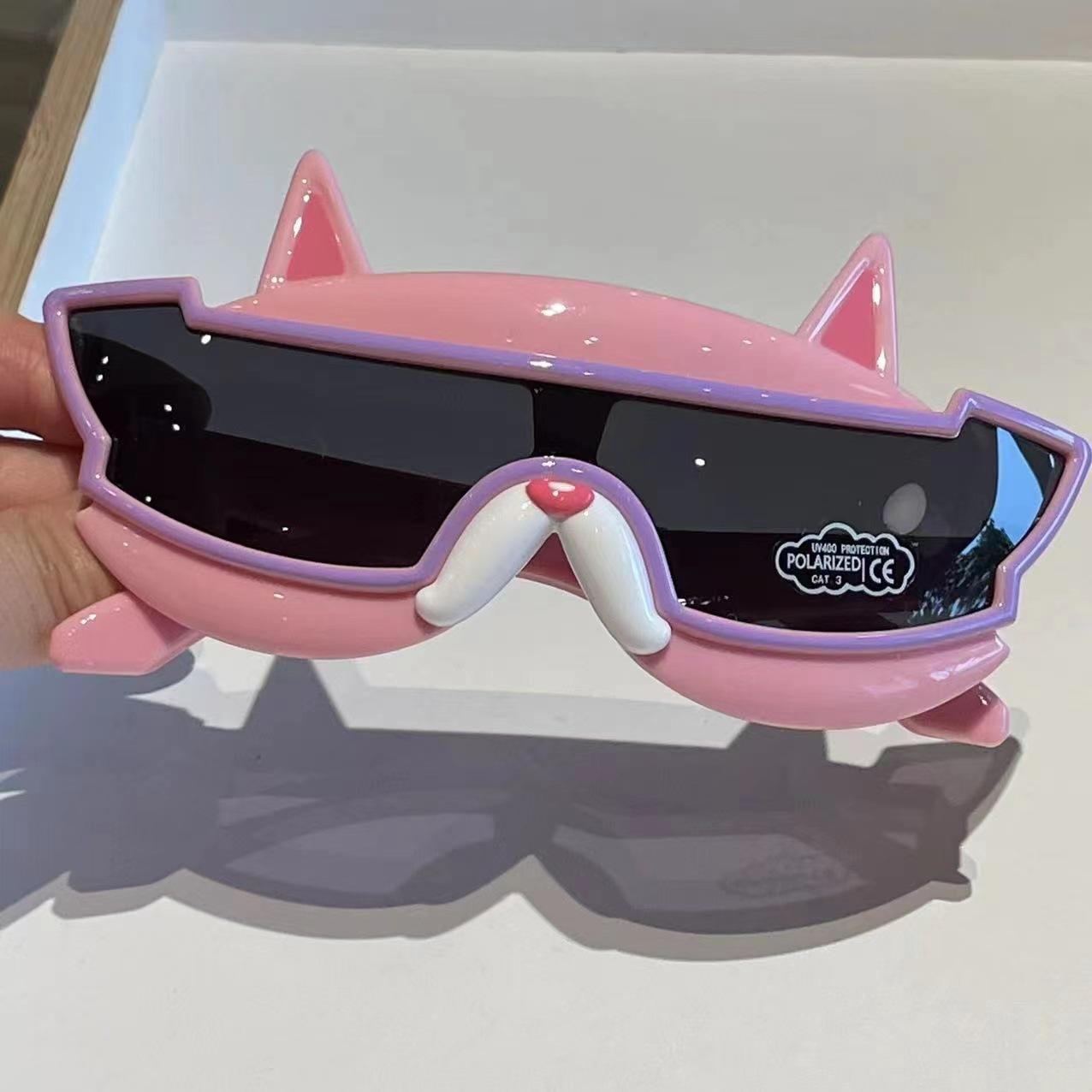 

Children sunglasses polarized cute cool sun glasses suitable for ages 2-9 розовый