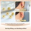 10Pcs Anti-Drop Earring Backs Anti-Slip Auxiliary Stabilizers Diy Earring Accessory Jewelry Security Fasteners Decorative Backs