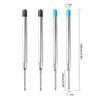 10Pcs Ball Points Pens Refills Metal Ballpoint Pen Refills, Replaceable Refills