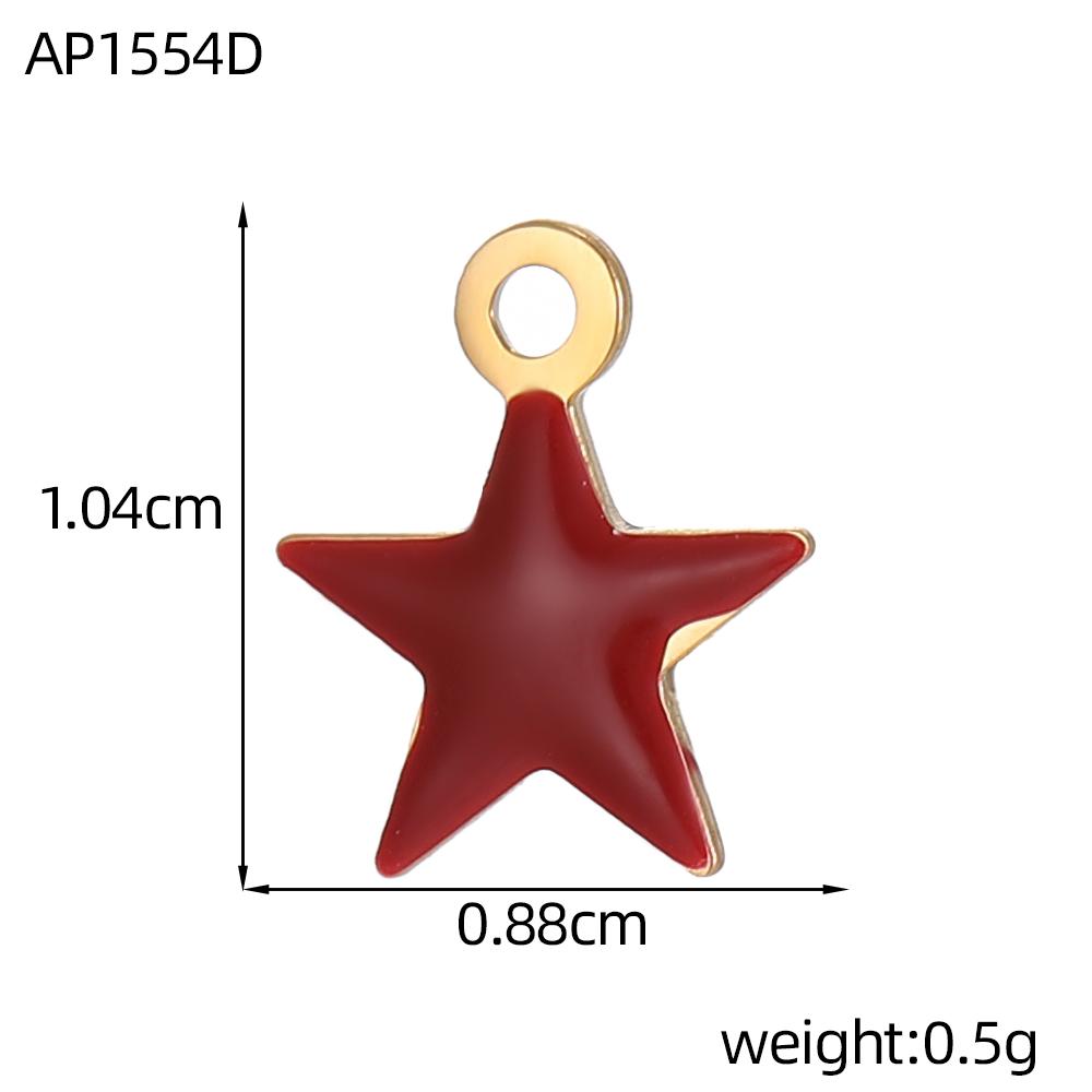 CARLIDANA New Luxury Love Stainless Steel Heart Necklace Pendant Jewelry Inlaid Zircon Heart Charms Pendant DIY Accessories