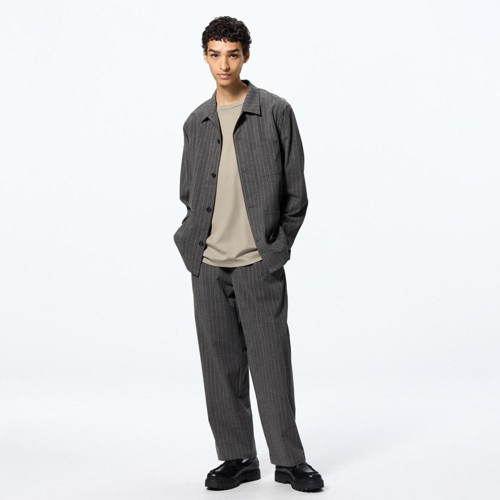 

Gu By Uniqlo Матовые Широкие Легкие Брюки Sw+e 08 DARK GRAY/XS