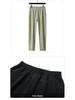 Men's Loose Fit Knitted Sweatpants - Straight Leg, Plus Size, Casual Trousers for Spring and Autumn
