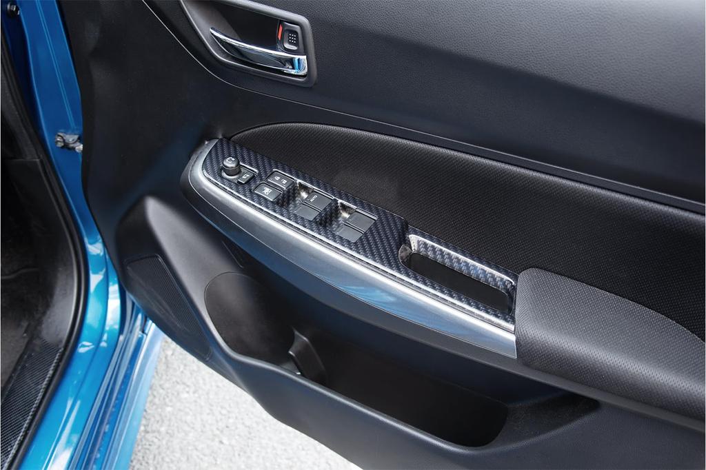 SecondStage Suzuki Swift Sport ZC33S PWSW Panel vehicles without door trim Digital Carbon Fiber Style S036DCB (Door Switch) (For panels)