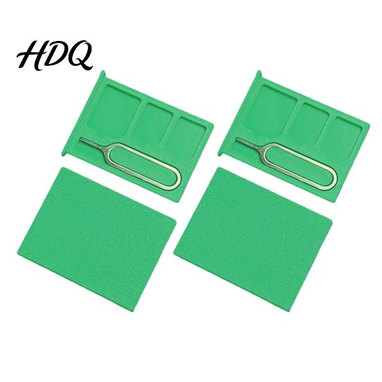 Portable SIM Card Box 2Pcs 3D Printed One-Piece Storage Box Multi-slot Case