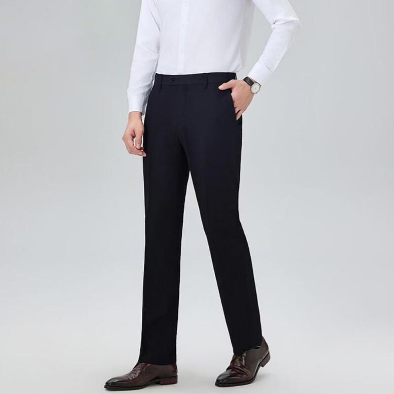 Men s Business Formal Straight-Leg Trousers 38