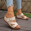 Mode Neue Damen Keilsandaletten Sommer Luxus Designer Schuhe Damen Bequeme Outdoor Sandalen Strand Plateau Hausschuhe Pantoletten Damen