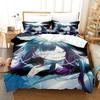 Genshin Impact Columbina Bedding Set For Bedroom Soft Modern Bedspreads Comefortable Kids Duvet Cover Quilt Cover And Pillowcase