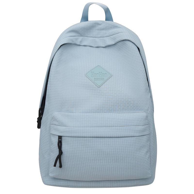 Schoolbag Backpack Student School Bag Simple Versatile Foreign Style Backpack Large Capacity Casual Versatile Backpack Middle and High School Students