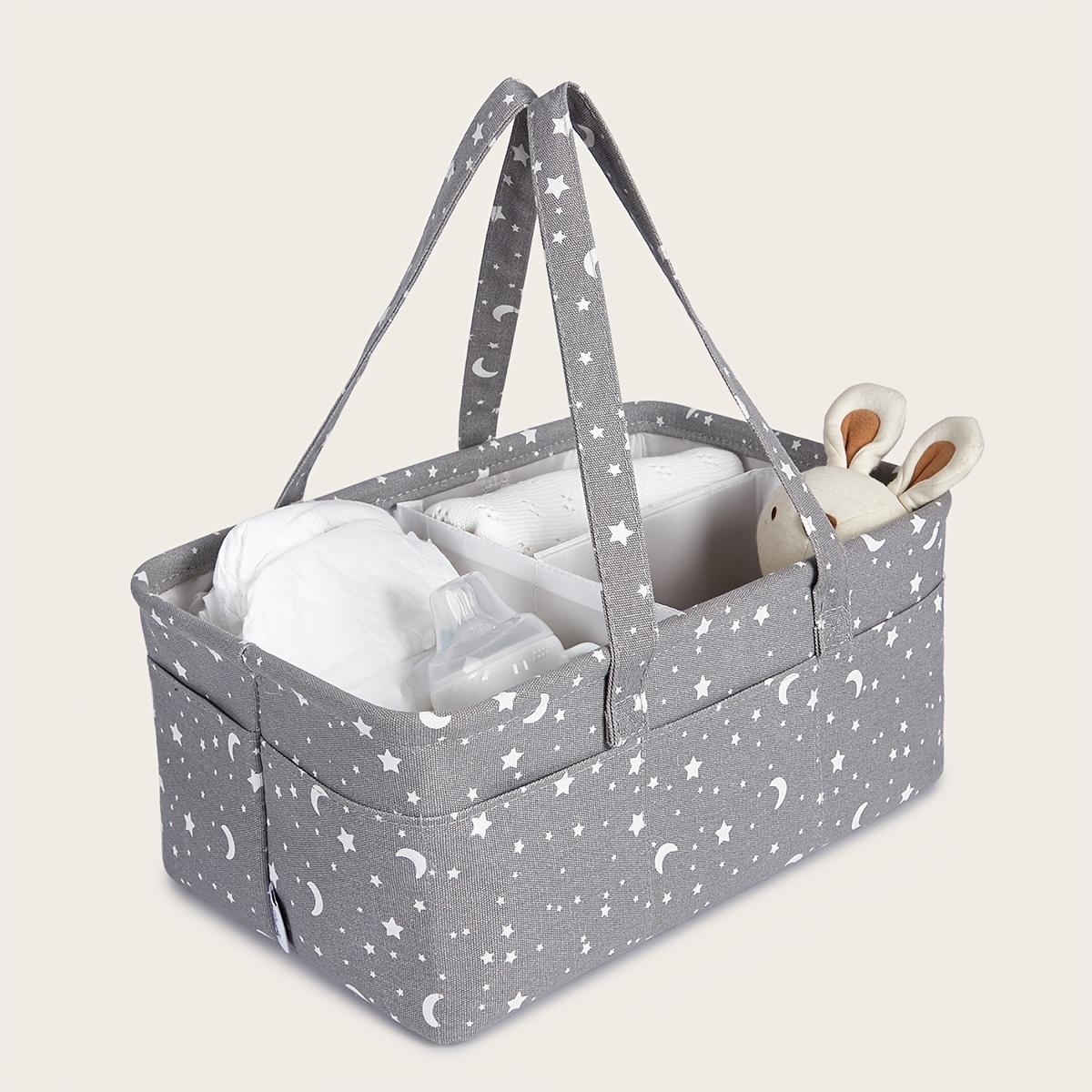 

Portable Polyester Diaper Bag in Mixed Colors with Multiple Compartments for Essentials Diaper Bag Gentle Care| Large Capacity