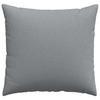 Sofa Cushions 2 pcs Light Grey 45 x 45 cm Fabric