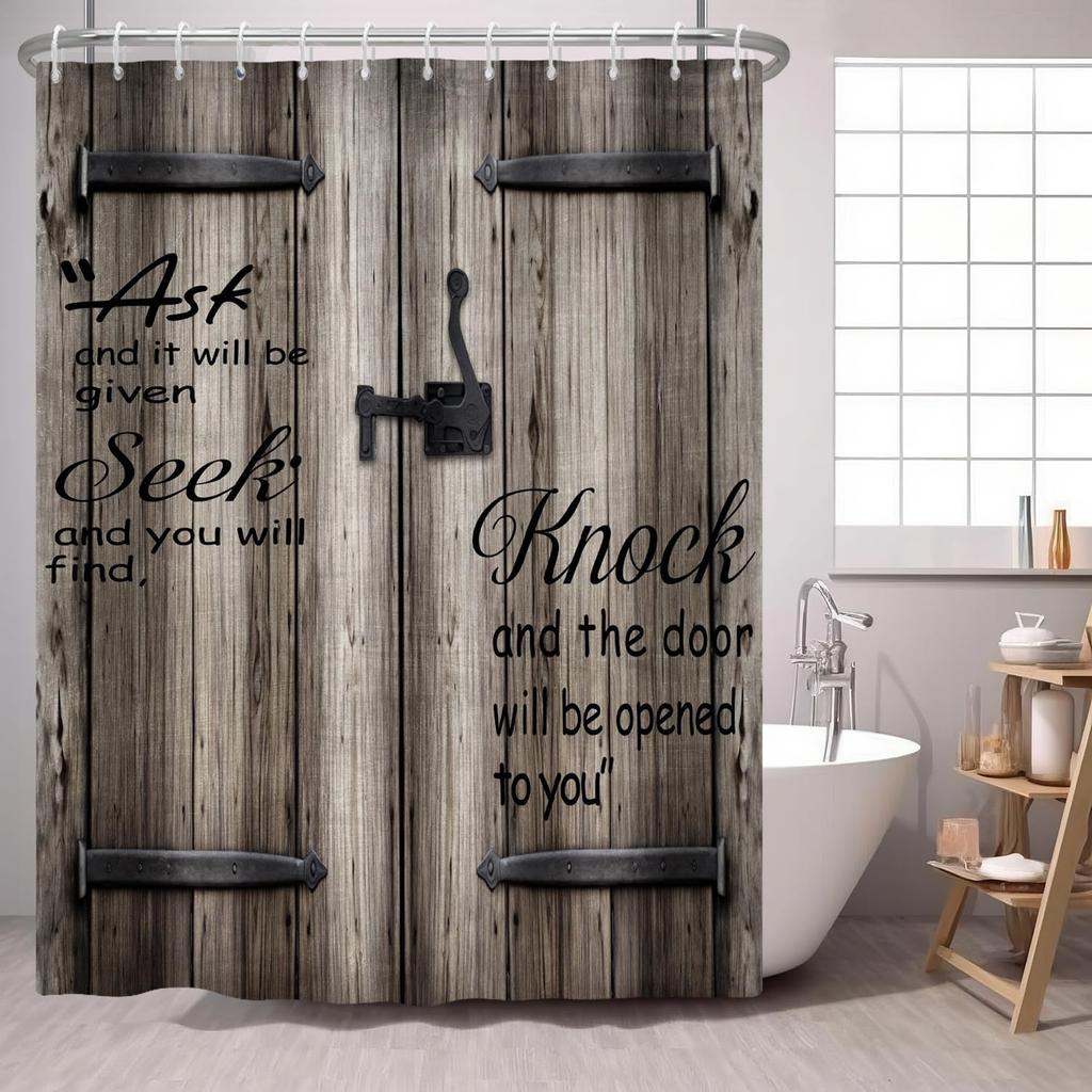 Schwarz Weiß Duschvorhang Southwest Boho Tribal Stoff Duschvorhänge Navajo Ethnisch Westlich Geometrisch Badezimmervorhang Badezimmer