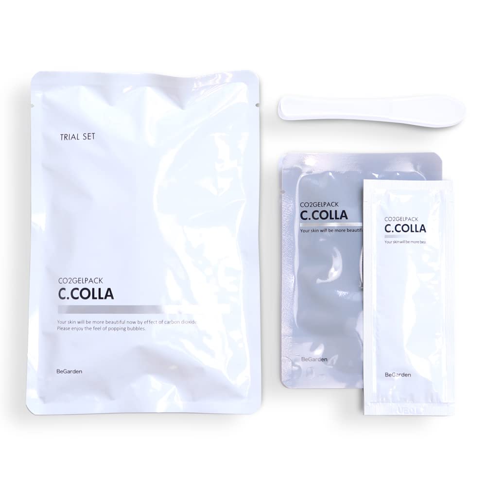 Carbonated Face Mask Ppm High with and Human Stem Individually Highly Concentrated Gel for Face BeGarden C.COLLA (30,000 Carbonation) Bakuchiol,