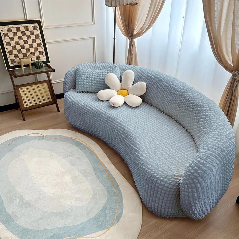 

Elastic Sofa Cover Super-soft Slipcover Stretch Sofa Cover Protector of Sofa Removable Slipcover Easy To Install & Remove 1 Seat 90-140CM