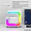 Multifunctional Bluetooth Speakers Atmosphere RGB Desk Clock Nightlight Wireless Charger  for iPhone Samung Xiaomi Fast Charging
