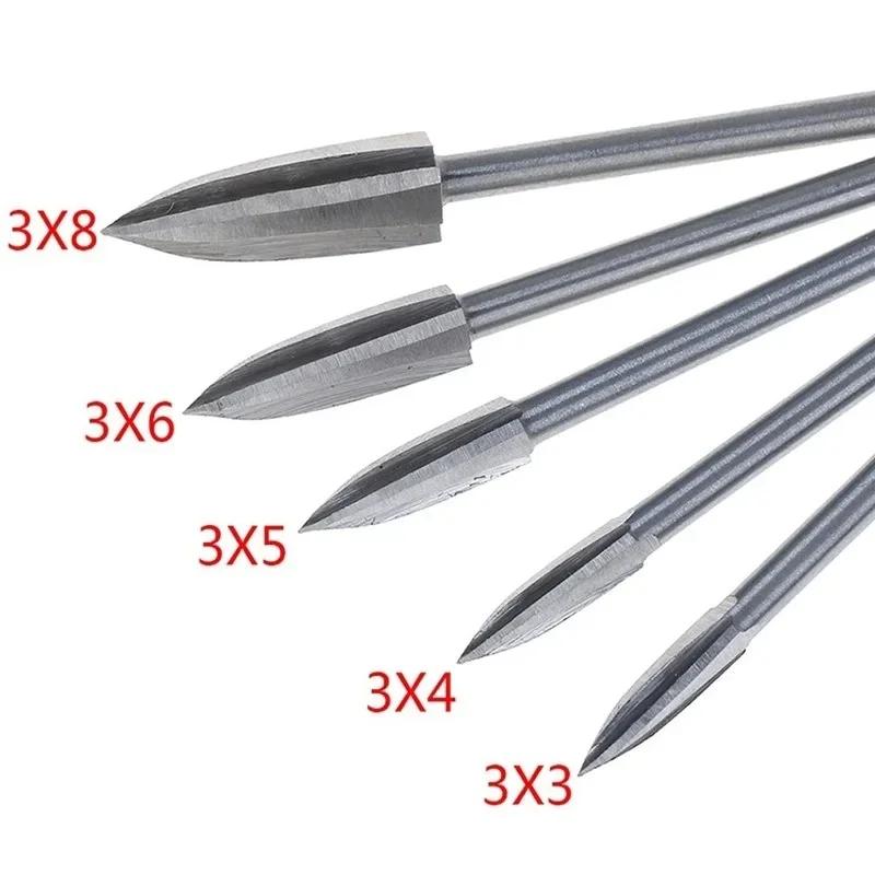 5 pcs/set New Wood Carving Set Carving Knife Tools Wood Carving Milling Cutter Set Woodworking Hand Tools Handmade Craft Parts