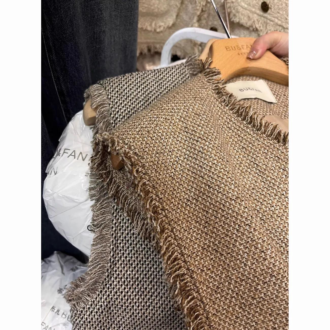 

Женский весенний винтажный повседневный жилет свободного кроя с темпераментом, осенние куртки без рукавов XS кофейный