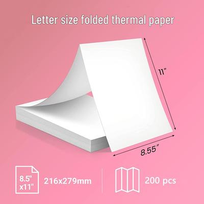 A4 Termal Hata Önleyici Uzun Ömürlü Hızlı Kuruyan Katlanabilir Baskı Kağıdı (216 x 279 mm) – Meksika Özel Roll