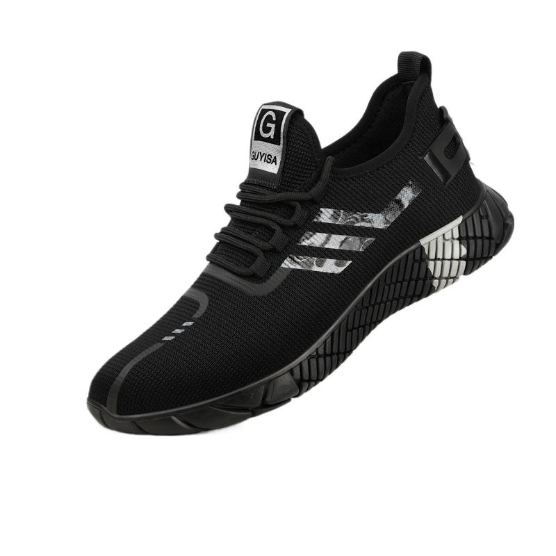 Labor Insurance Shoes, Smash-proof and Puncture-proof Men's Steel Baotou High-top New Safety Shoes