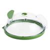 Microwave Splatter Cover with Heat-Resistant Handle Ventilated Food Guard for Plates