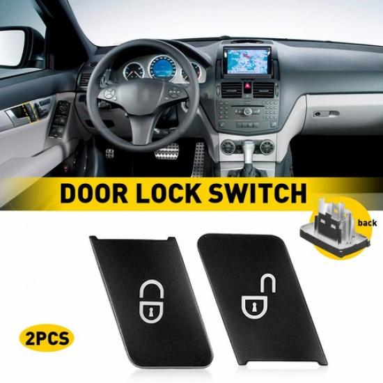 Door Lock Switch Button Front Left Hand Side For 2008-2018 Mercedes Benz W204 US