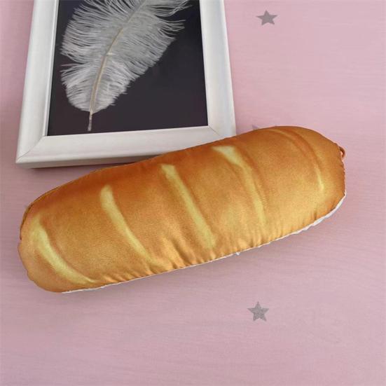 Kantoorbenodigdheden Doos Cartoon Imitatie Brood Ontwerp Etui Ritsluiting Make-up Kwastenhouder Schoolbenodigdheden Organizer