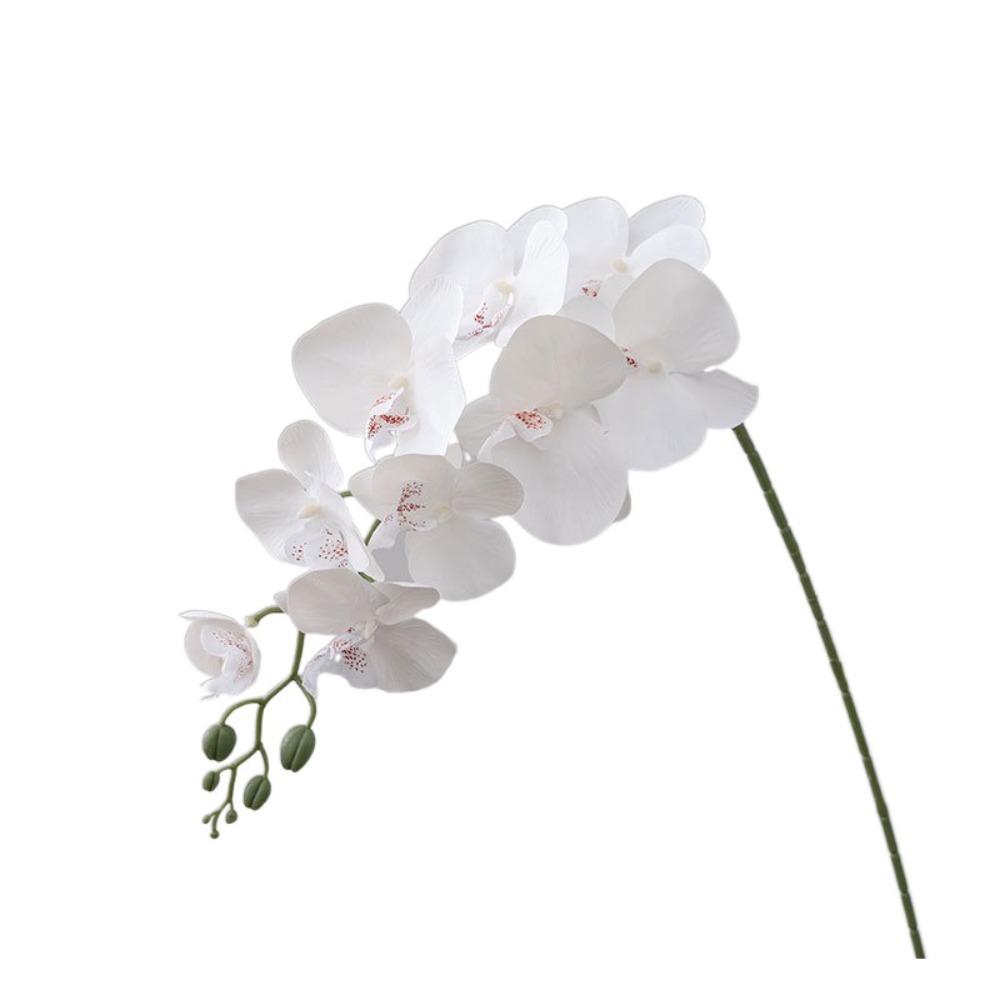 9 Head Artificial Butterfly Orchid Flower Realistic Simulation Plant  Wedding Party