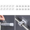 Curtain Rod Holder No Drilling Drapery Hook Curtain Wall Bracket for Kitchen