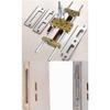 Wooden Door Lock Hole Opener Kit Lock Mortiser Slotter Jig Key Hole Drilling Guide Installation Lock Hole Locator